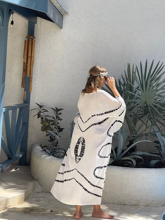 Kaftan Maxi One Size - White