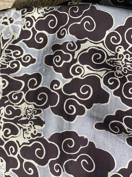 Ikat - Black & Pewter-NEW