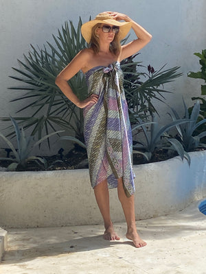 Silk Sarong - New 2024 - Aztec Print