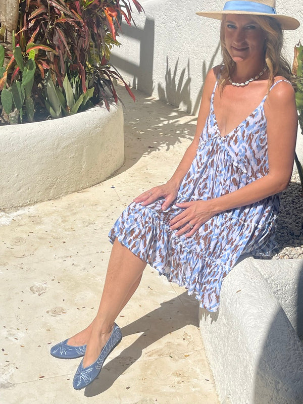 Sun  Dress  2 lengths. 4 colours - Blue and Mink