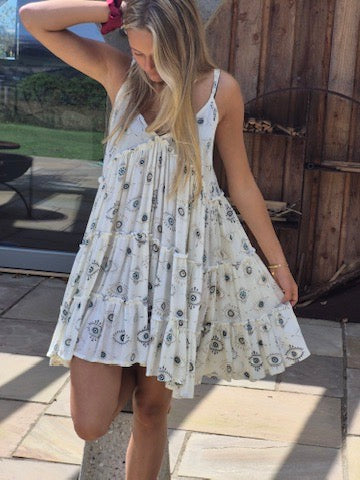 Sun dress short in 4 colours