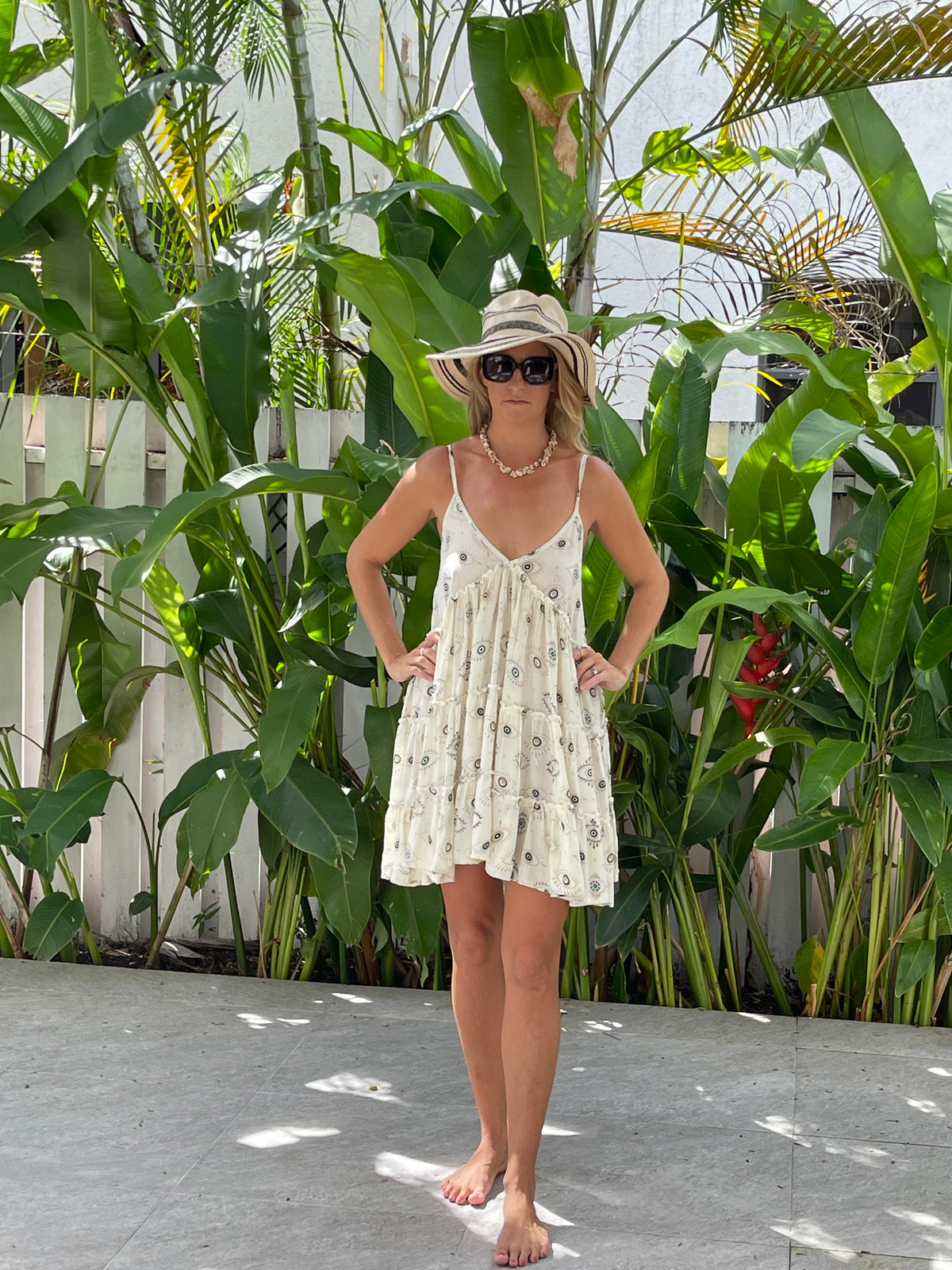 Sun dress short in 4 colours