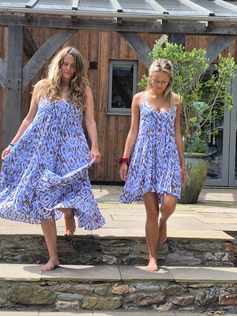 Sun dress short in 4 colours