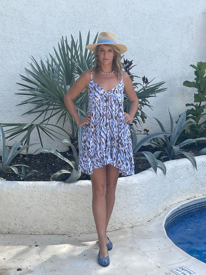 Sun dress short in 4 colours