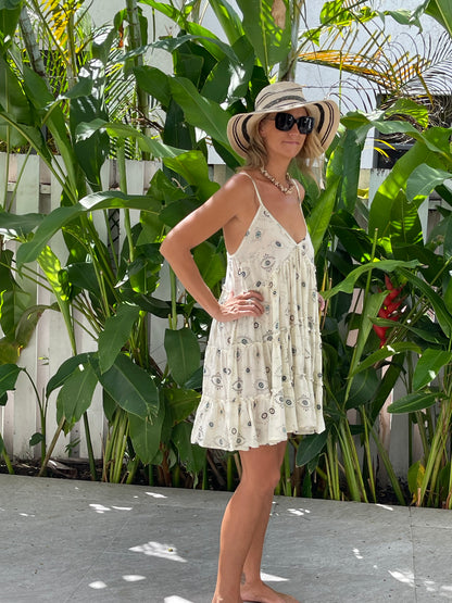 Sun dress short in 4 colours