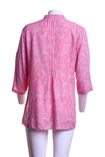 Tunic top  Elsa - Pink & Grey