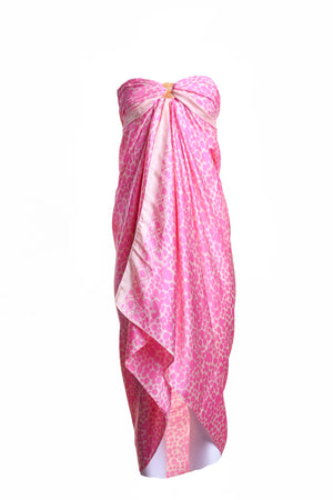 Silk Sarong - New 2024 - Pink on Pink