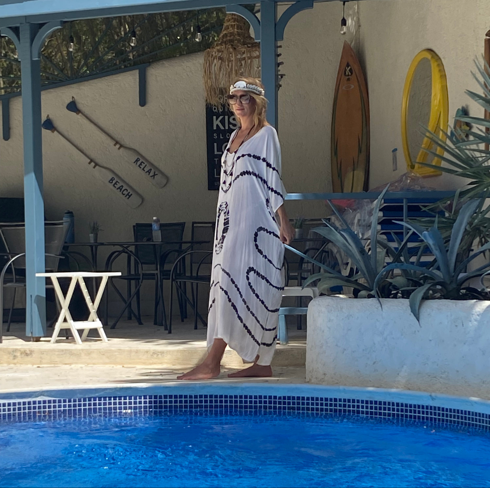 Kaftan Maxi One Size - White