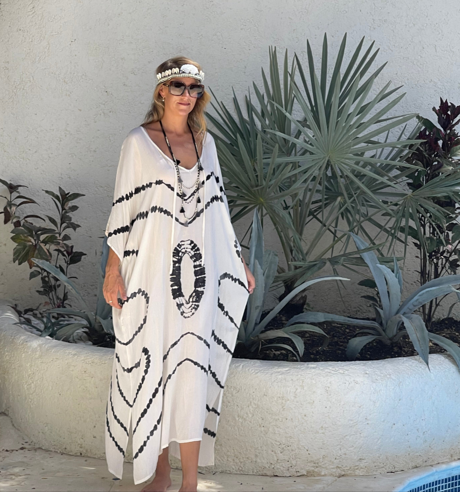 Kaftan Maxi One Size - White