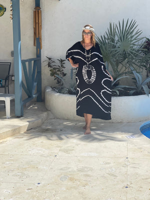 Kaftan Maxi One Size - Black