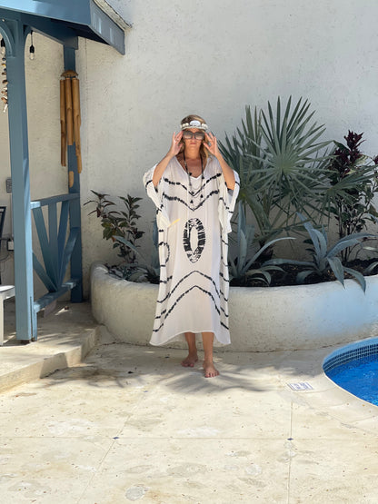Kaftan Maxi One Size - White