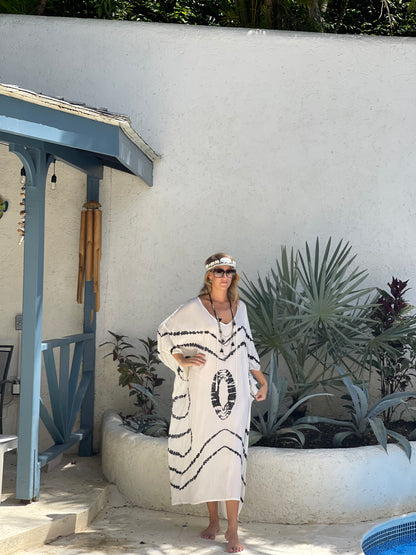 Kaftan Maxi One Size - White