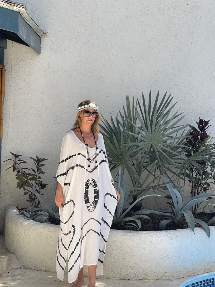 Kaftan Maxi One Size - White