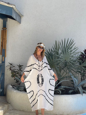 Kaftan Maxi One Size - White