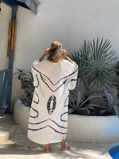 Kaftan Maxi One Size - White