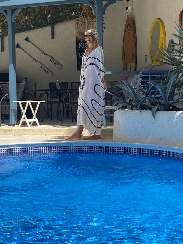Kaftan Maxi One Size - White