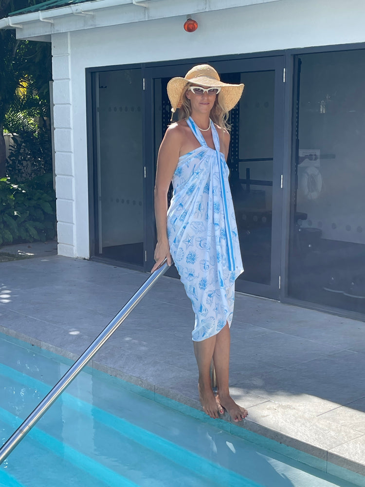 Seashore Sarong - Turquoise