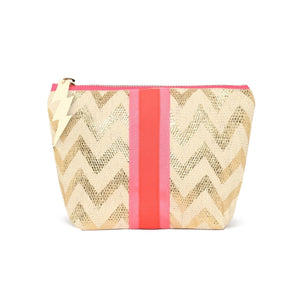 Small Gold Zigzag Bag