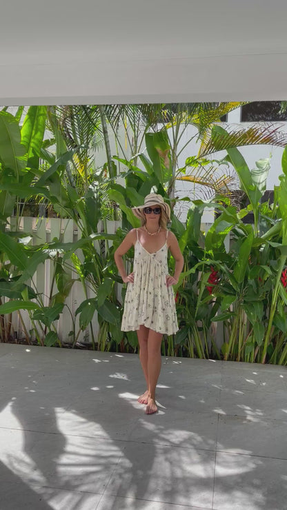 Sun dress short in 4 colours
