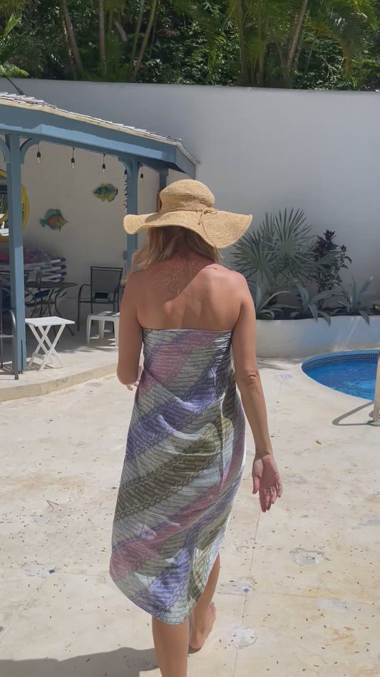 Silk Sarong - New 2024 - Aztec Print