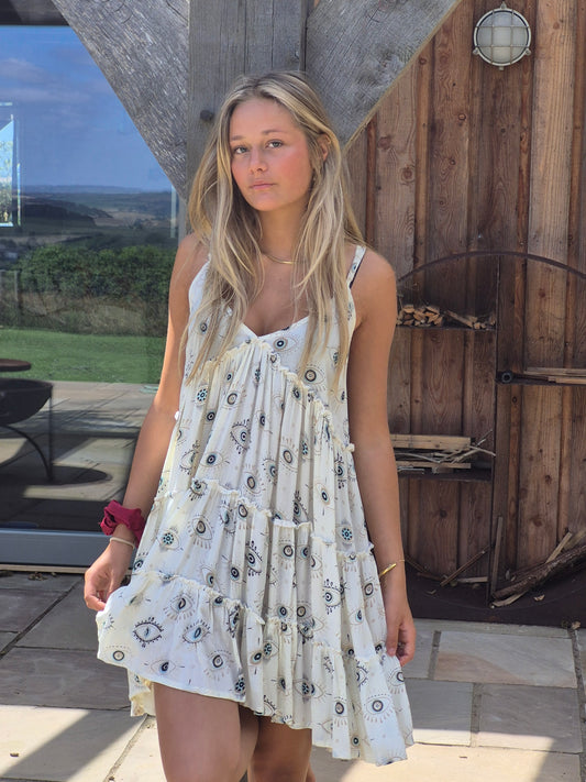 Sun dress short in 4 colours