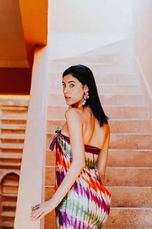 Tie-dye Miami Beach sarong  - 6 New