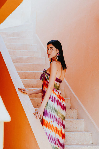 Tie-dye Miami Beach sarong  - 6 New