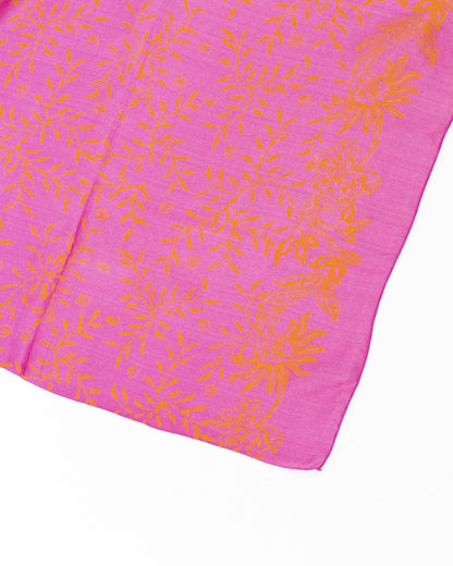 Fruit salad - Pink and coral SILK   NEW