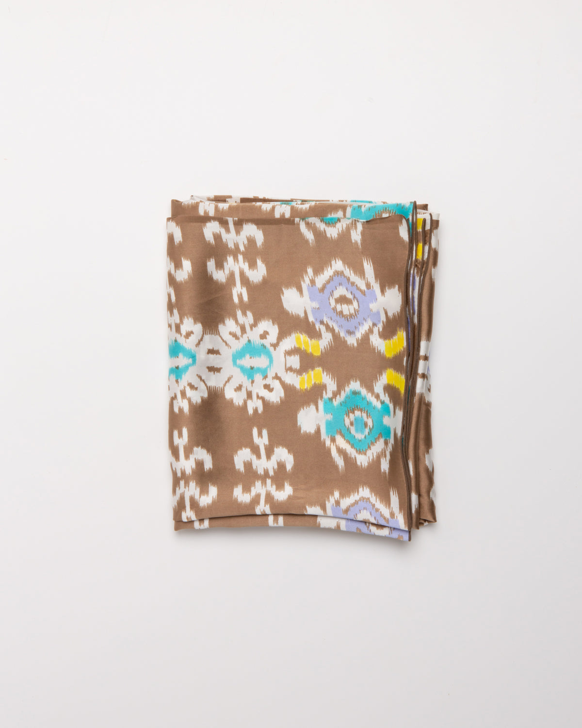 Aztec Ikat print - silk