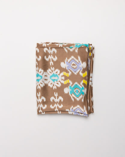 Aztec Ikat print - silk