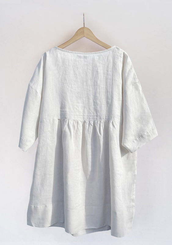 Betty Linen  dress  Pale Taupe