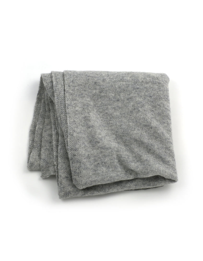 Cashmere, Silver grey  Marl mens scarf