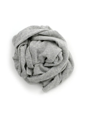 Cashmere, Silver grey  Marl mens scarf