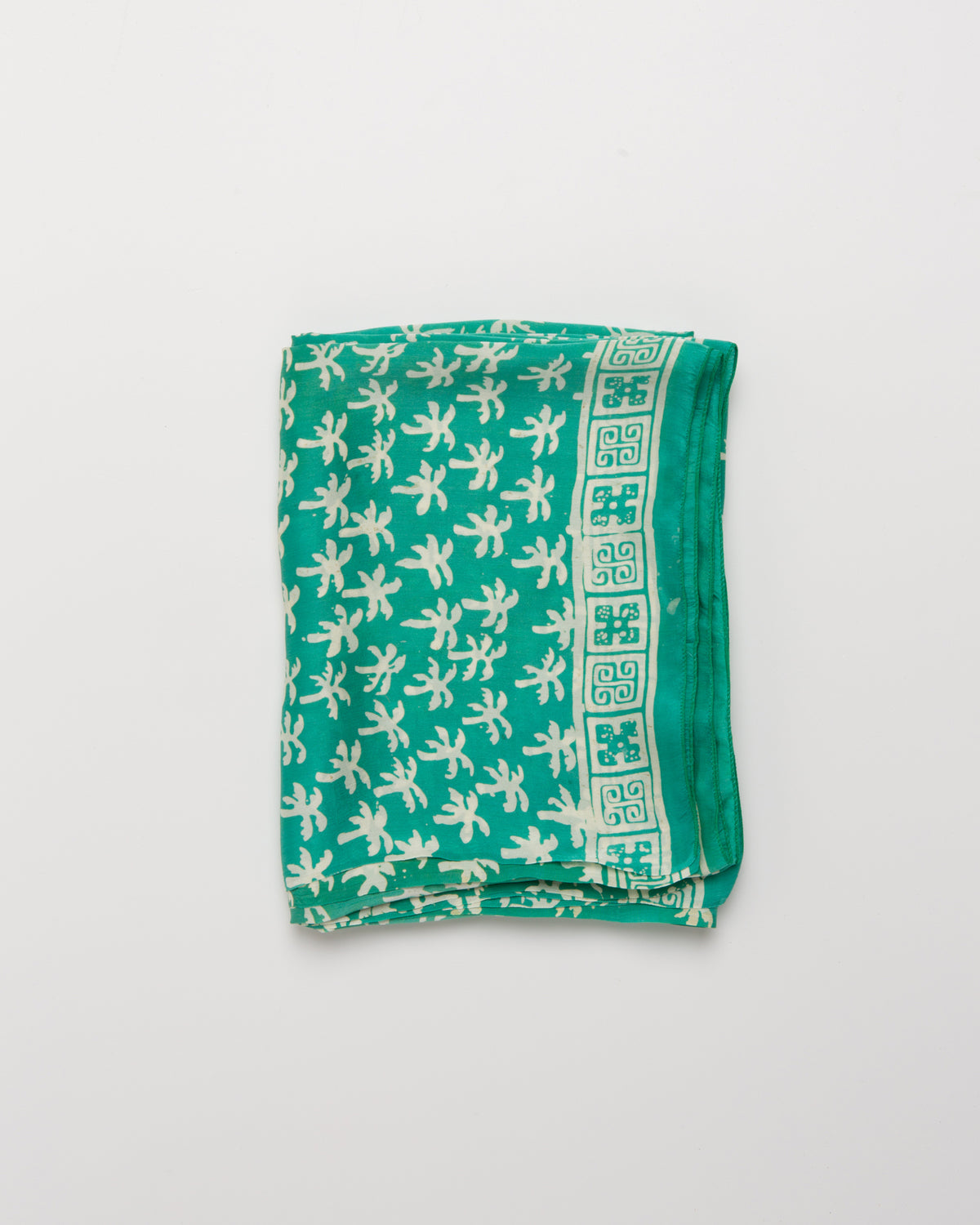 Palm  tree - Aquamarine - silk