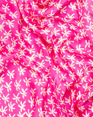 Palm  trees - Pink - silk